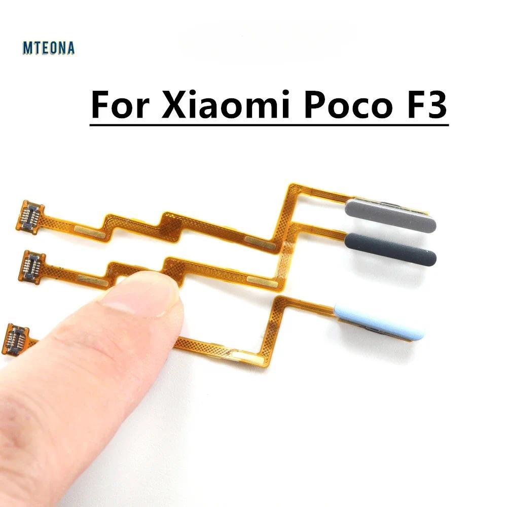 Fingerprint Home Sensor Flex Cable For Xiaomi Poco F3 Menu Key Touch ID Sensor Fingerprint With Powe