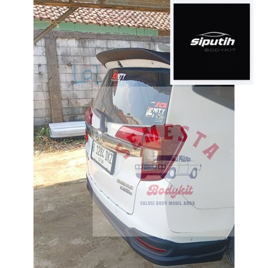 Spoiler Belakang Sigra Calya 2016-2025 Spoon Minimalis PNP Bahan Berkualitas Termurah