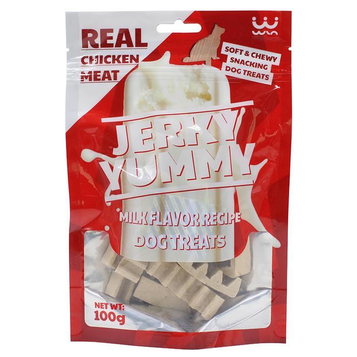 Welton Jerky Yummy Milk - Cemilan Anjing