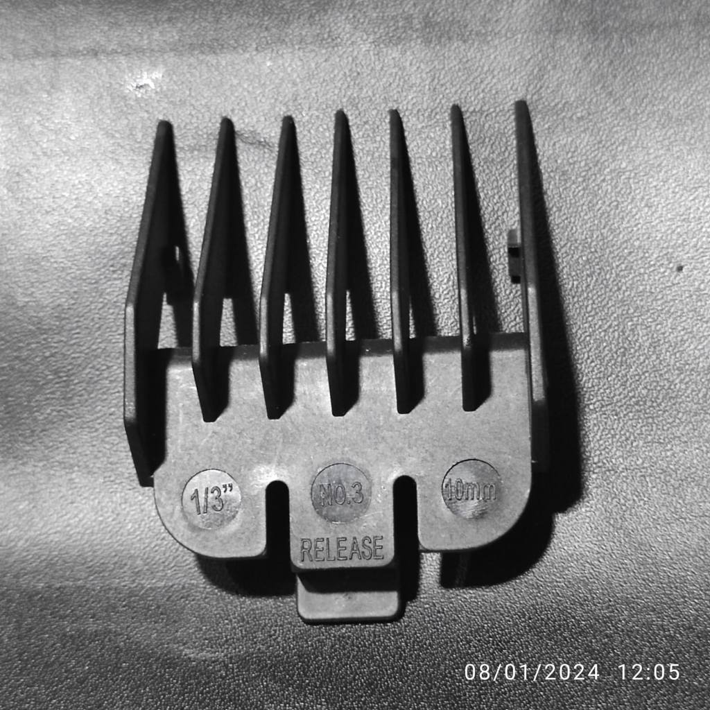 [ORI] Kemei KM - PG / 809A - 2600 | SEPATU KLIPPER / CLIPPER GUARD / COMB SISIR 10MM No 3 HAIR CLIPP
