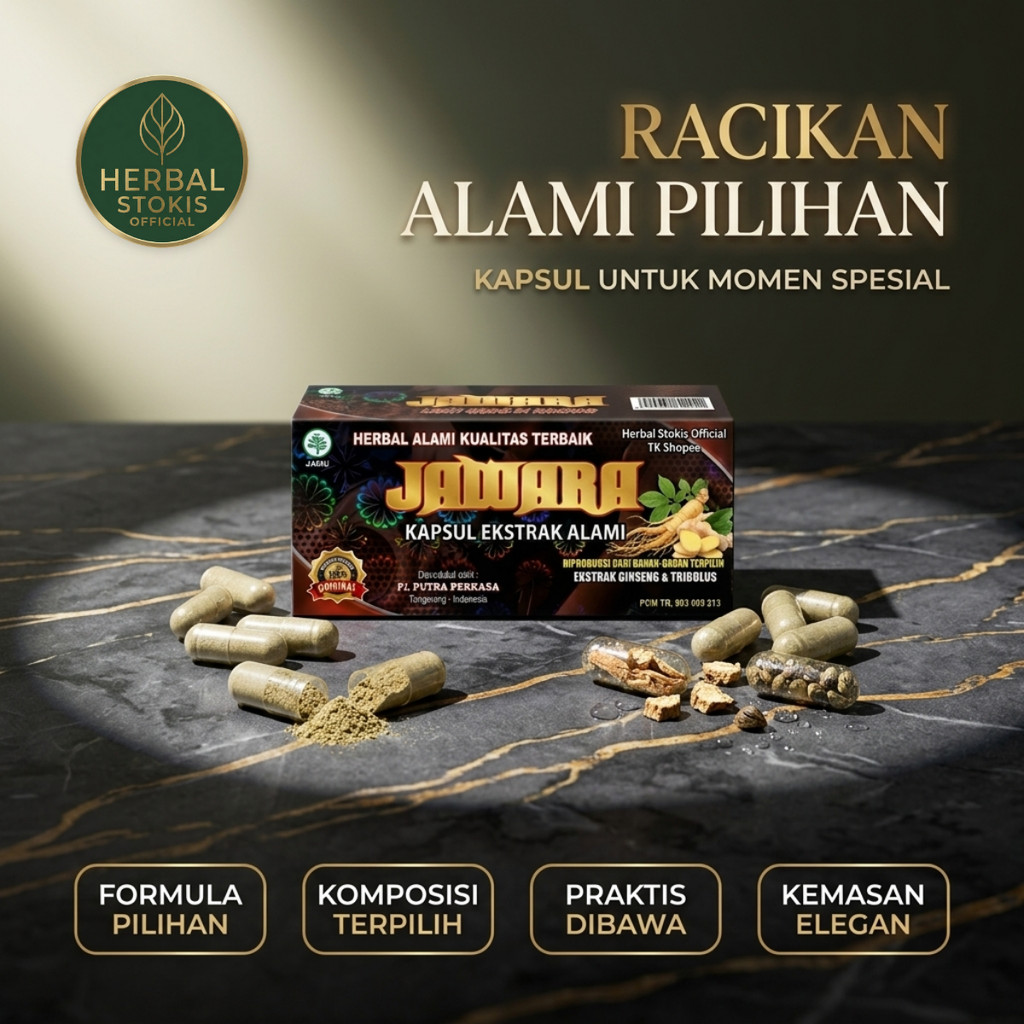 JAWARA Herbal Daily Formula (20 Kapsul) – Racikan Herbal Unggulan