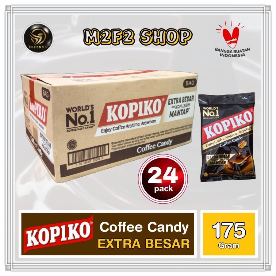 Permen Kopiko Coffe Candy 175gr 1 Dus [Isi 24 Pack] / Permen Kopi 1 Karton