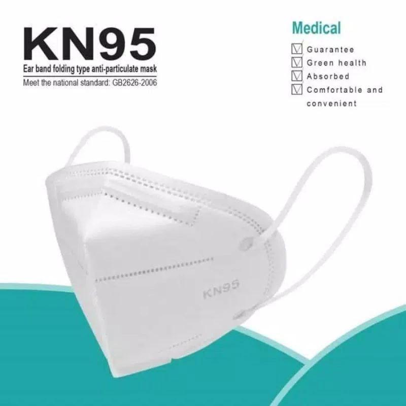 isi 5 PCS MASKER KN95 PERBOX / MASKER KN95 / KN95 HITAM / TANPA BOX Termurah