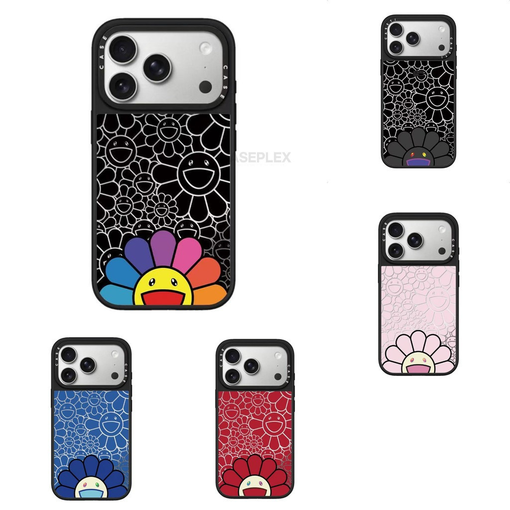 Case iPhone 13 14 15 16 17 Pro Max Air Premium Casing Murakami Full Cover iPhone Casing TPU PC Anti 