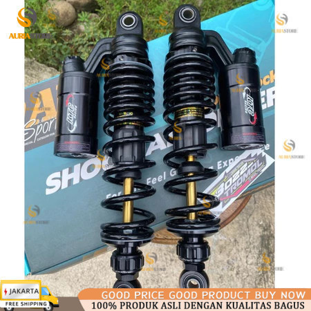 shockbreaker copy ktc shok tabung atas as gold skok tabung atas as gold 320mm 340mm 340 320 BLACK SE