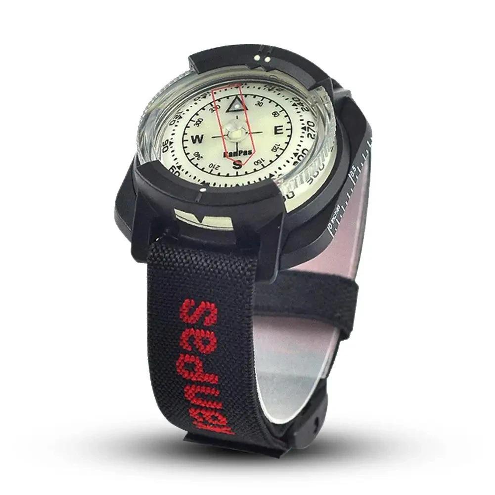 Outdoor Compass Professional 60M /197Ft Diving Compass Waterproof Navigator Digital Watch Scuba Comp