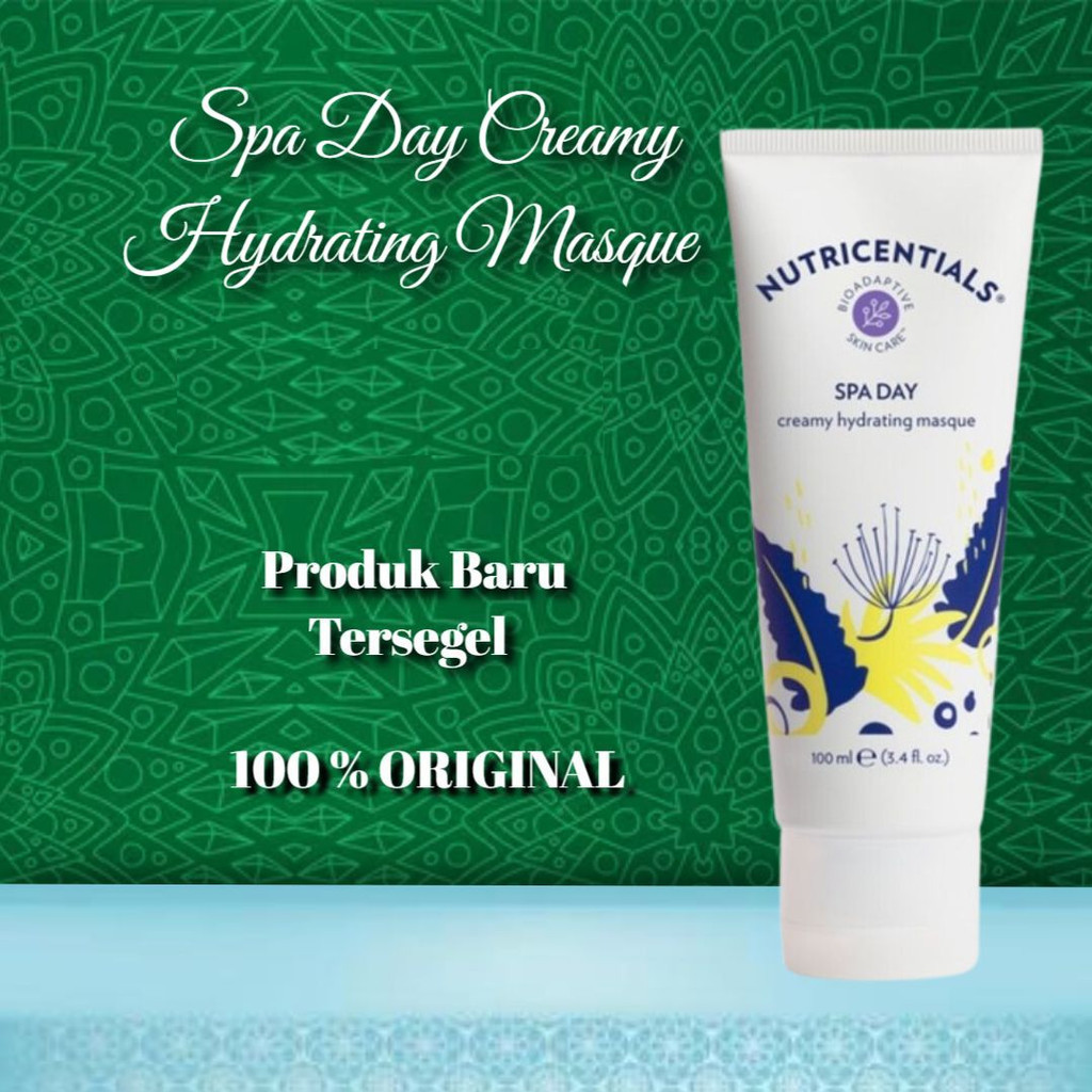 [ TERUPDATE  ] NuS Skin Nutricentials Spa Day Creamy Hydrating Mask Masker Wajah Melembabkan Origina