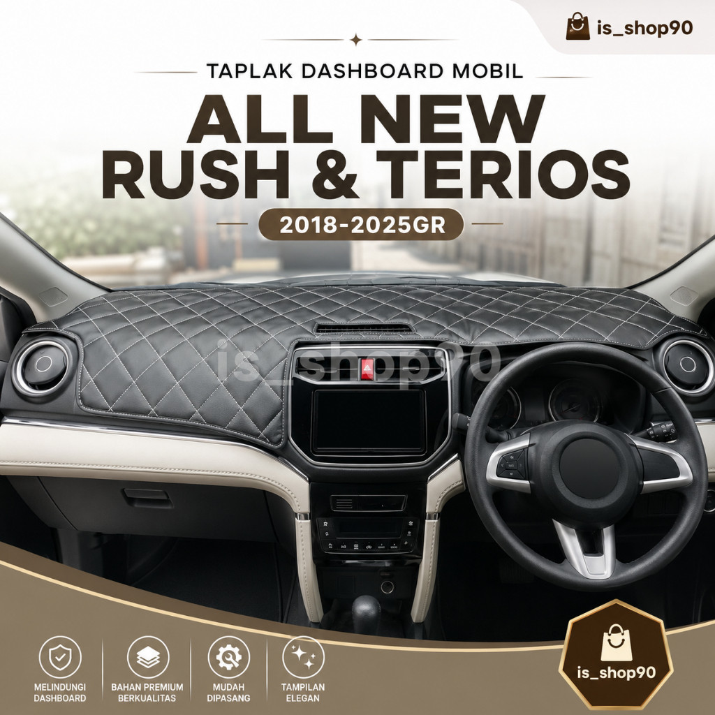 alas dashboard mobil rush terbaru terios 2018-2024GR /karpet dashboard/cover dasbor mobil