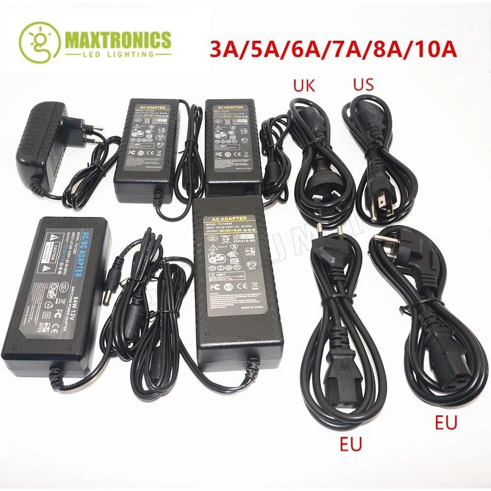 LED Power Supply Adapter DC5V / DC12V / DC24V 1A 2A 3A 5A 7A 8A 10A For 5V 12V 24V Led Strip Lamp Li
