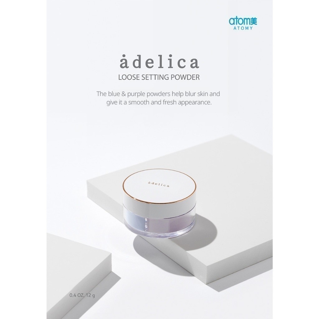 Atomy Adelica Loose Setting Powder 12gr | Bedak Tabur original | SCA