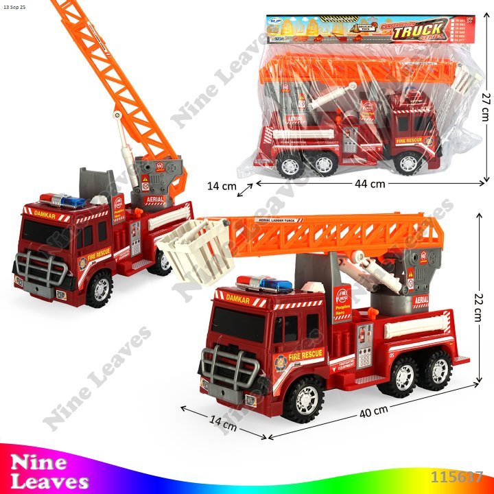 Mainan Anak Truk Damkar Friction Truck Mobil Truk Pemadam Kebakaran