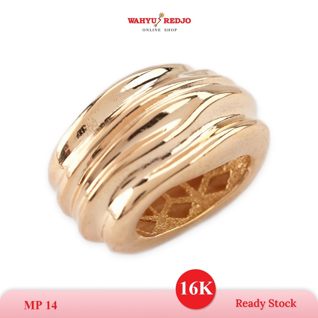 WAHYU REDJO - LIONTIN EMAS 16K  MODEL OVAL LENGKOK RINGAN & SIMPLE (PMR)