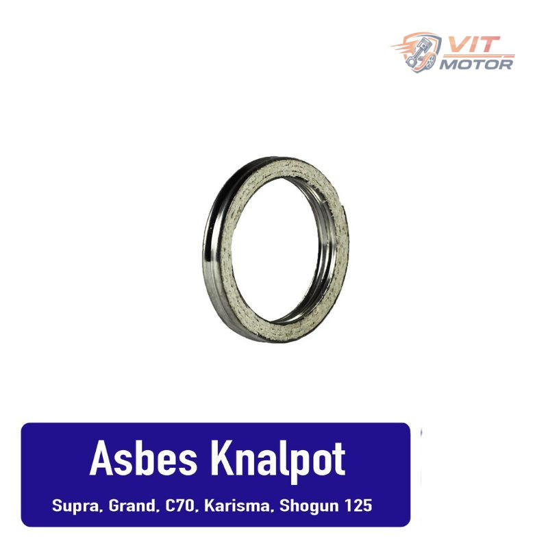 [RNDM MRH] GASKET KNALPOT / PAKING / ASBES KNALPOT SUPRA X 100 / FIT NEW / LAMA OLD - X 125 KARBU / 