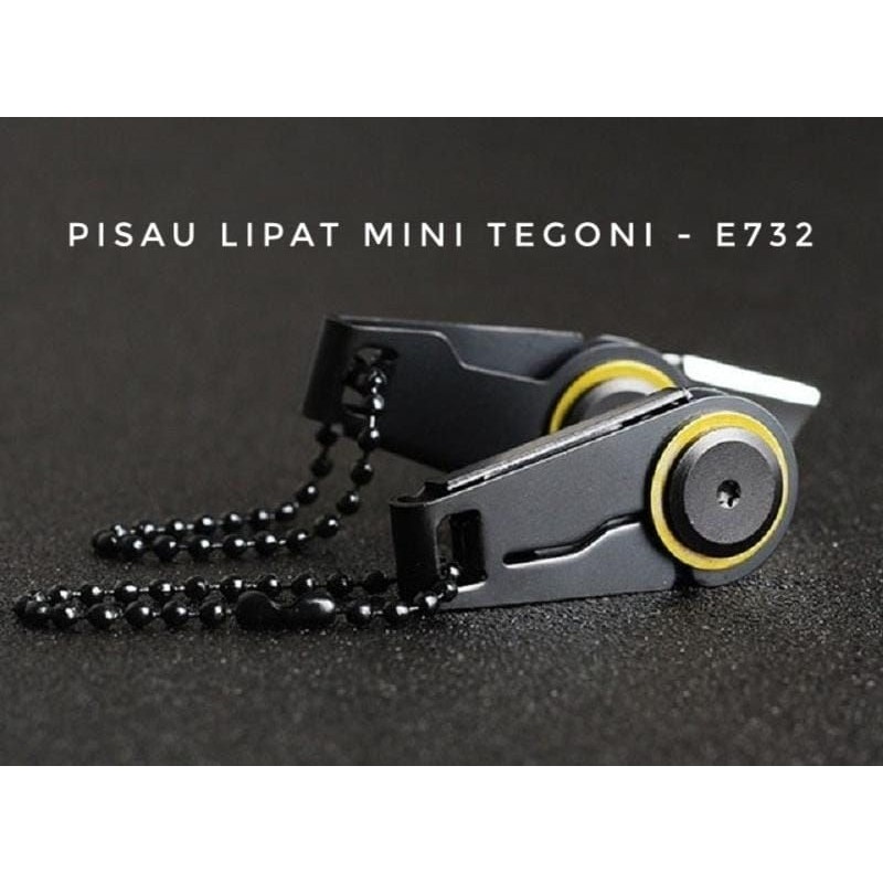 Pisau Lipat Mini Tegoni Gantungan Kunci
