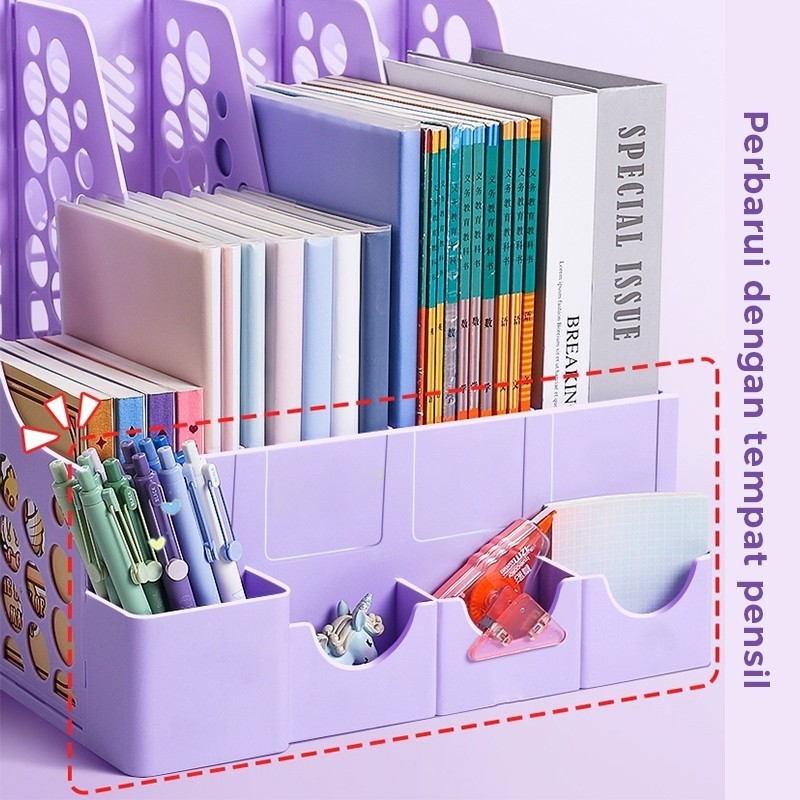 NEW - VOOVA FILE BOX/ FOLDER STORAGE/ TEMPAT FILE ELEGAN/ TEMPAT PENYIMPANAN DOKUMEN KANTOR/ DESK