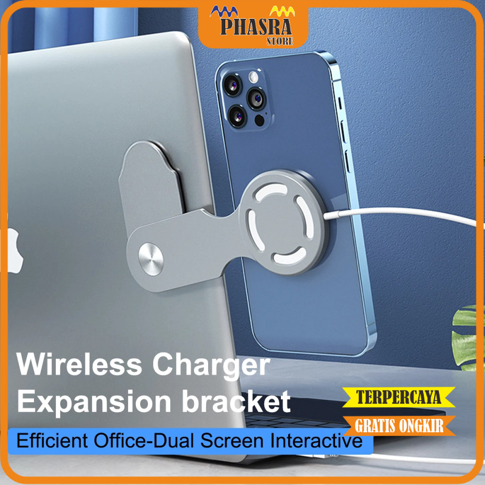 FONKEN Holder HP Magnetic Monitor Side Mount with Wireless Charger - FK022 -PHASRA-