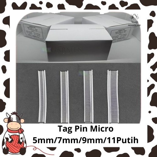 Tag Pin Mickro Box Isi 10000 size 5mm/7mm/9mm/11mm