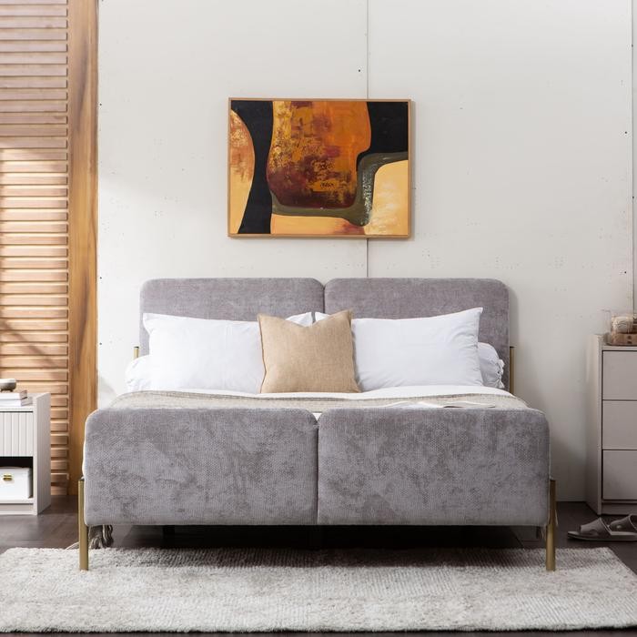 Dekoruma KISHO Headboard & Divan / Dipan dan Sandaran 180 cm x 200 cm (Untuk Kasur 180 cm x 200 cm) 