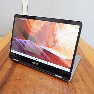 Asus Vivobook Flip 14 TP401MA Intel Celeron N4020 Touchscreen SSD512Gb Normal Siap Pakai - Leptop La
