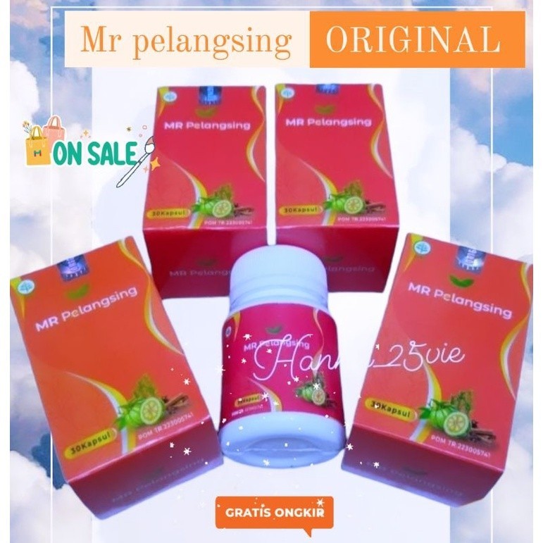 Pelangsing MR (BPOM ORIGINAL TERJAMIN) TOKO KEDAI.JAMU