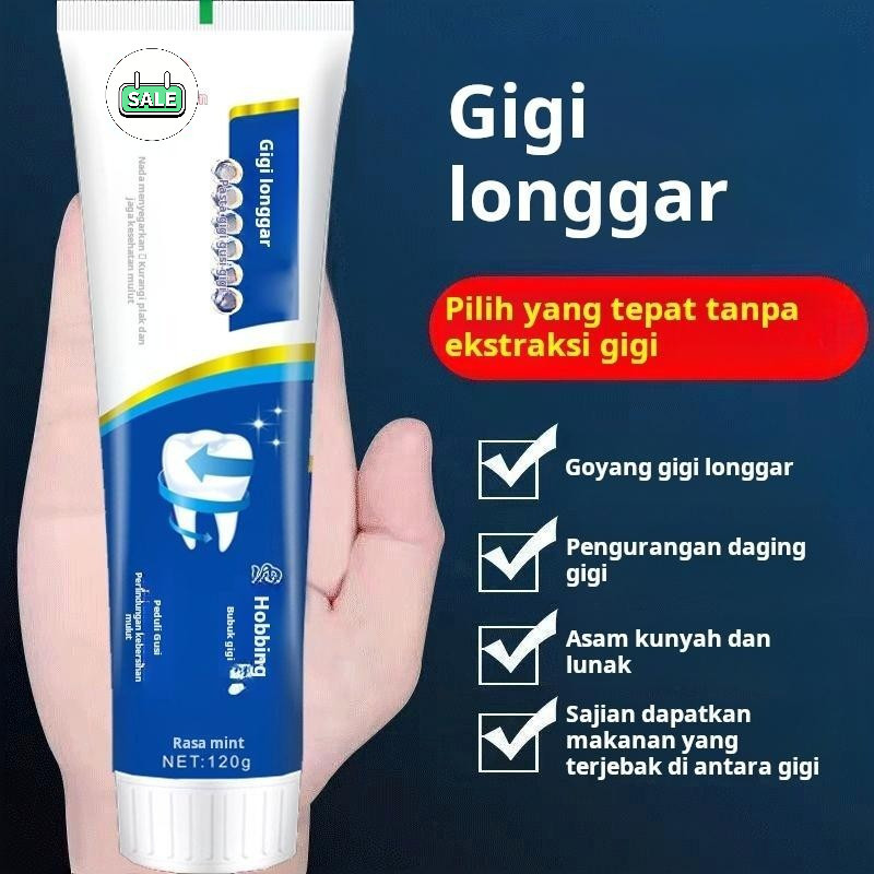 Pasta gigi khusus untuk memperbaiki gigi goyang, gusi bengkak dan nyeri, sakit gigi, gigi gemetar, p