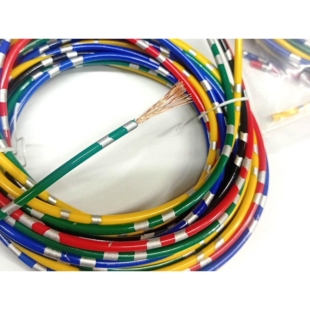 Kabel bintik 2mm 5 Warna Kabel mobil motor 2,00 bintik astra kabel tembaga 2 mm