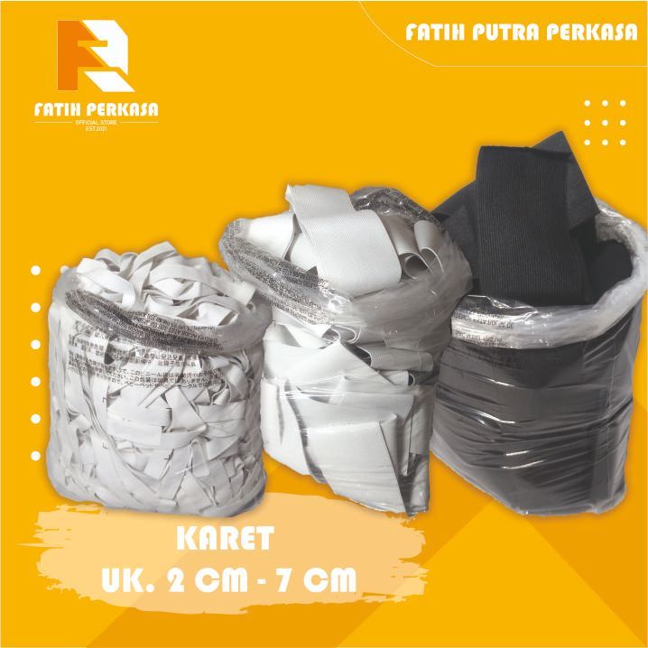 TERMURAH  Karet Elastis Kiloan Ukuran Lengkap Karet Celana Kolor