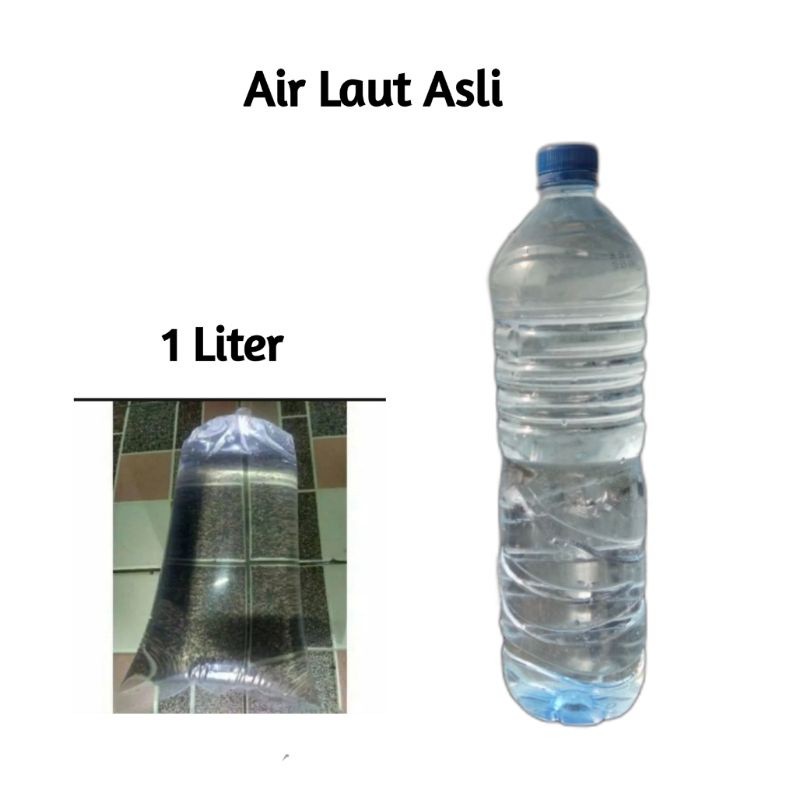 Promo Air Laut Murni Air Laut Asli 1 Liter Lokal_Jaya