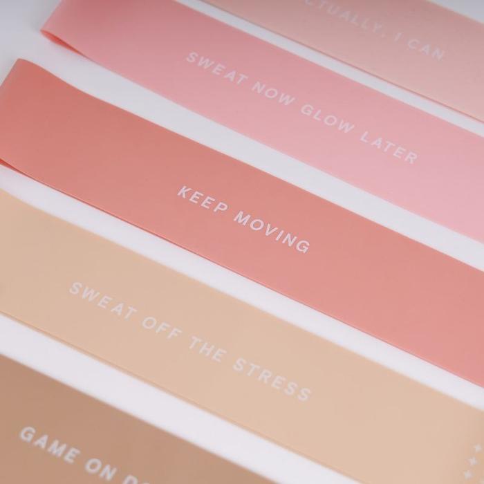 Ready Lee Vierra Bundling Resistance Loop Band, Alat Olahraga - Soft Peach