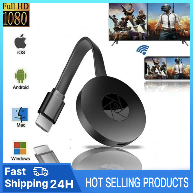 2024 To TV 2.4G 4K Wireless WiFi Mirroring TV Stick HDMI Adapter 1080P splay Dongle For iPhone Samsu