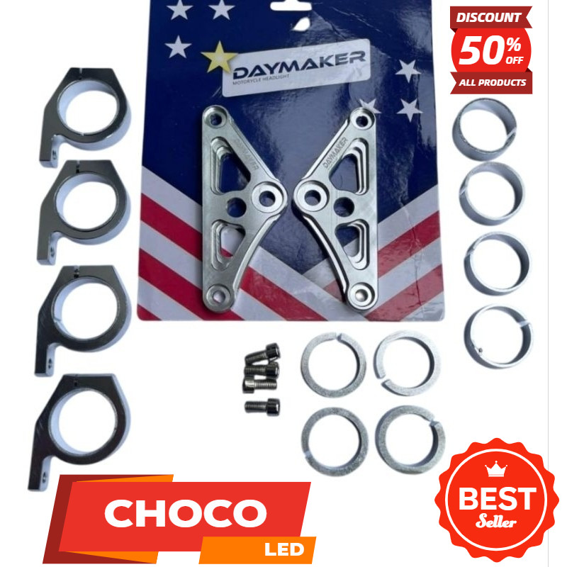 Breket Kuping Lampu Daymaker 7 Inch 5.75 Inch CNN Anti Karat