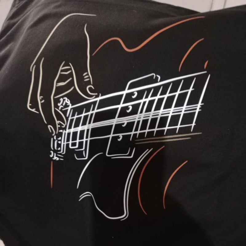 kaos Gitar Bass art CX59 Original Distro Premium RHS