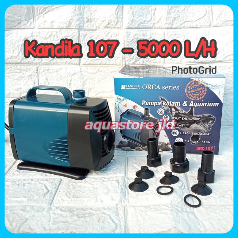 Kandila orca pompa mesin aquarium kolam ikan kandila orca 107 5000 L/H mesin kolam ikan besar