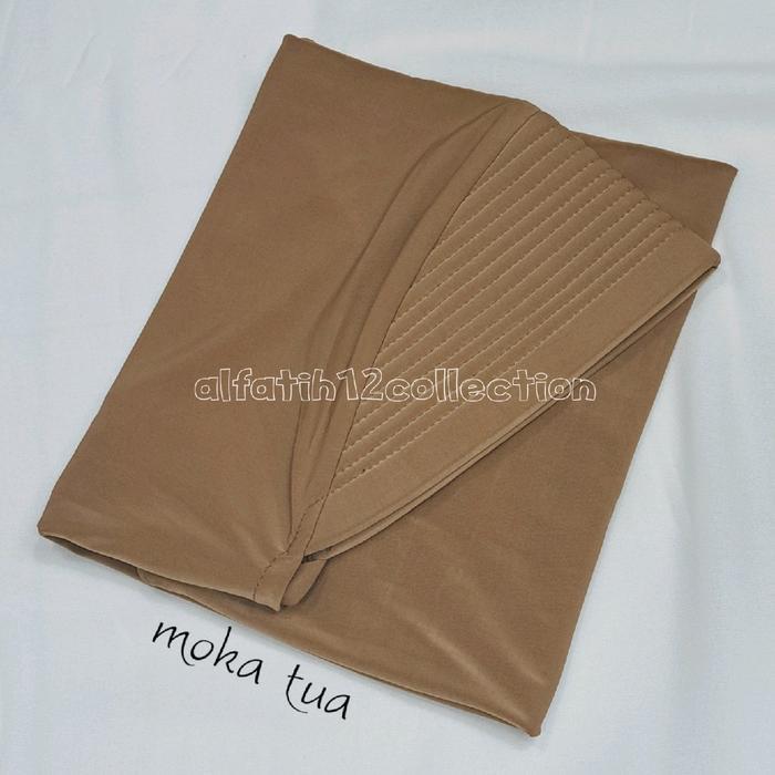 [by Snada] Hijab Bergo sport spandek winner || Kerudung Instan Sport - Hitam