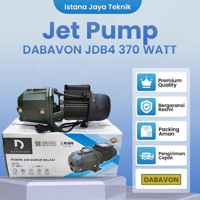 Pompa Jet Pump Dabavon JDB4 Jet Pump 370 Watt Tanpa Tabung