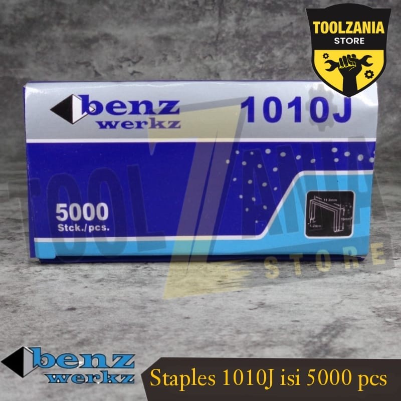 Isi staples tembak angin 1010J benz werkz 5000 pcs isi stapler DAN Isi staples tembak angin 1010J ko