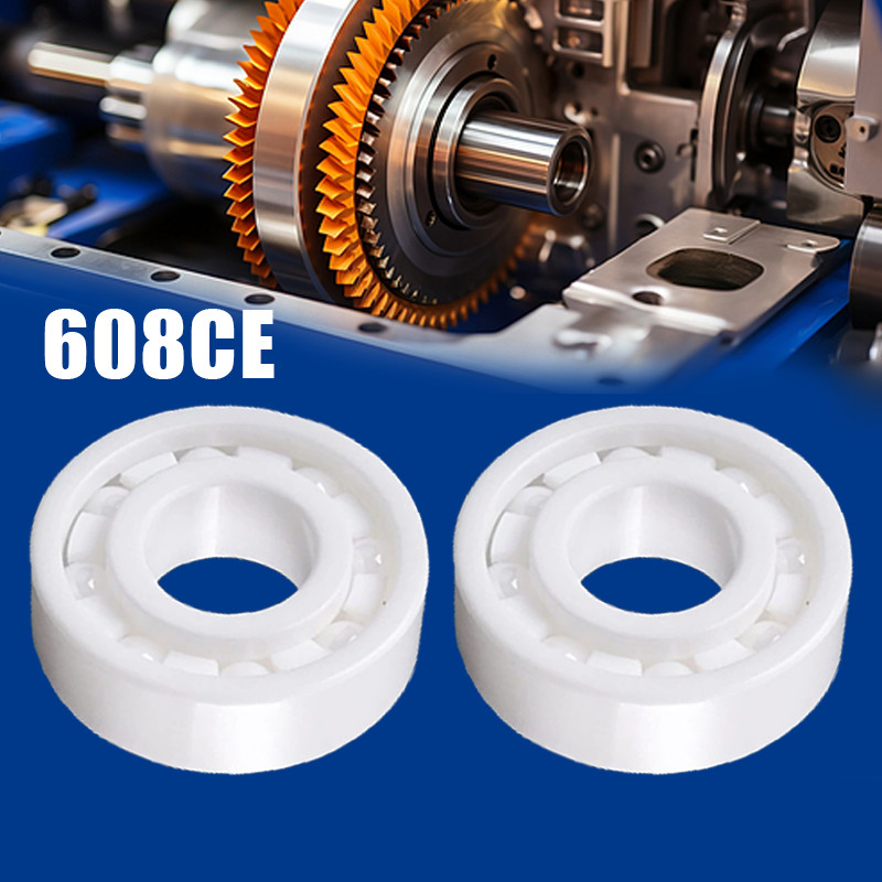 Anti-Magnetik Bearing Keramik 608CE - Zirkonia Deep Groove Insulasi Kedap Air Sepatu Roda | COD