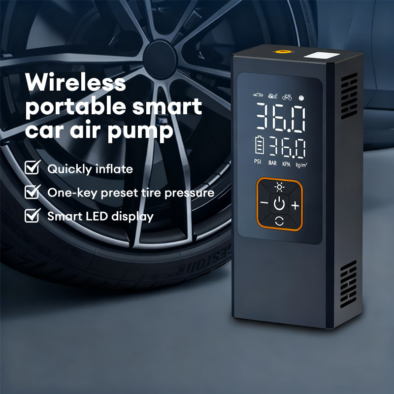 Pompa Ban Mobil Nirkabel Elektrik Genggam Mini Portabel