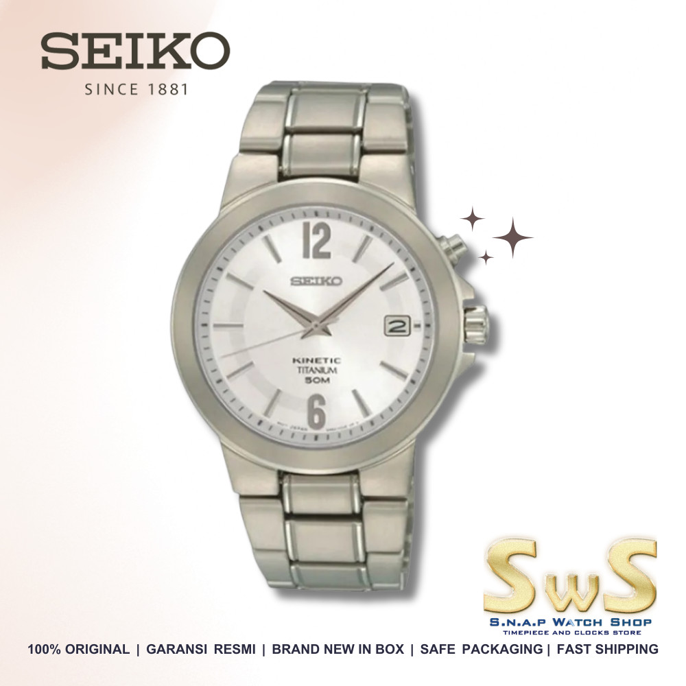 SEIKO SKA479 Seiko SKA479P1 Kinetic Titanium Original Garansi Resmi Jam Tangan Pria