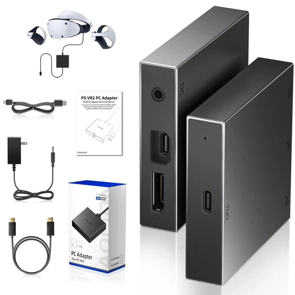 AOLION For PS5 VR2 PC Converter PS VR2 PC Adapter Kit PC Adapter