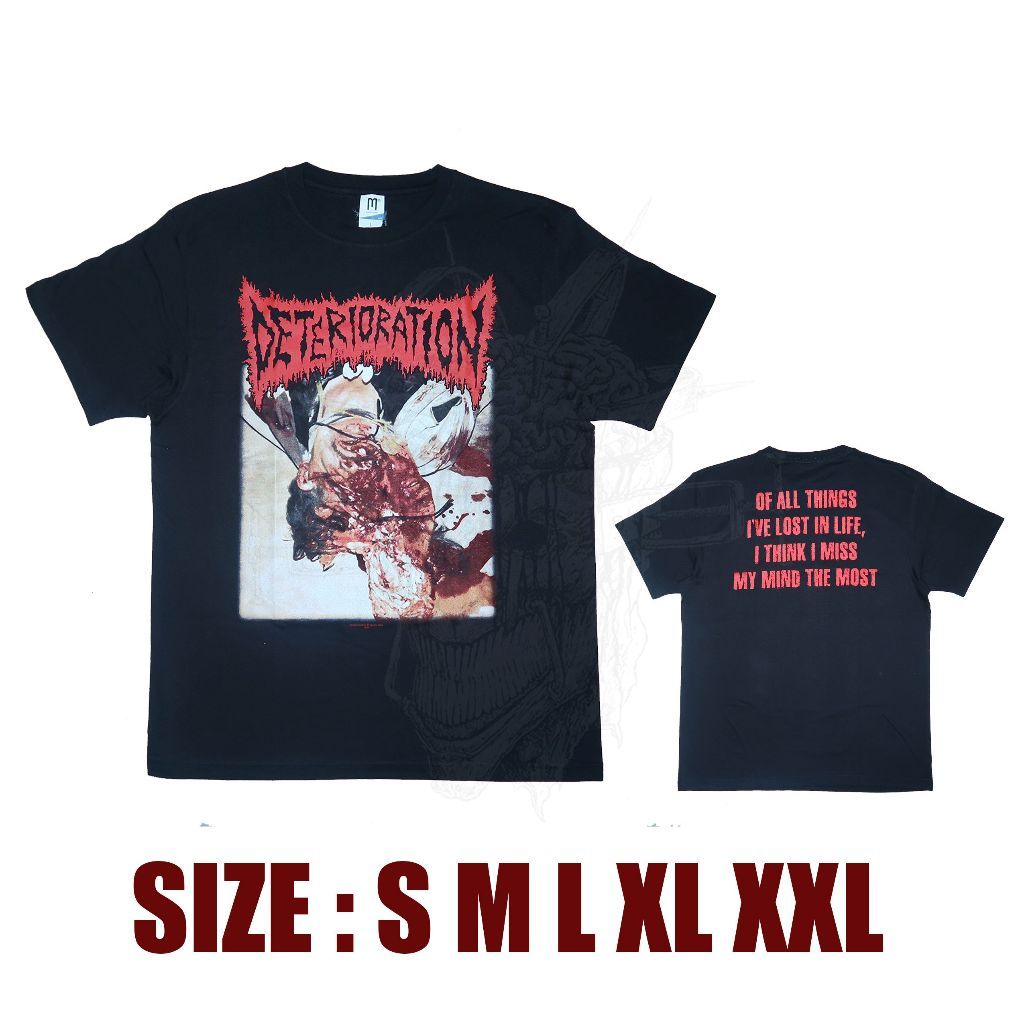 ORIGINAL & BERLISENSI - T-SHIRT - DETERIORATION - BRUTAL MIDWEST GRINDCORE | GRINDCORE | EXTREME MUS