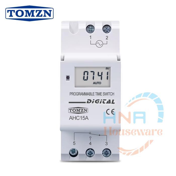 Tomzn Programmable Digital Timer Weekly Switch 220V THC 15A - 15A