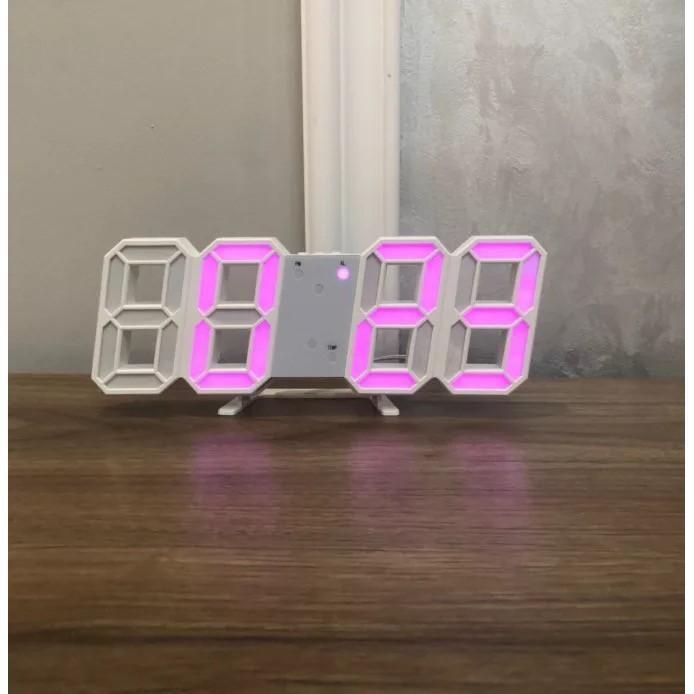 Jam Dinding Digital LED 3D Modern/ Jam Dinding Digital / Jam Dinding LED / Jam Dinding Estetik / Jam