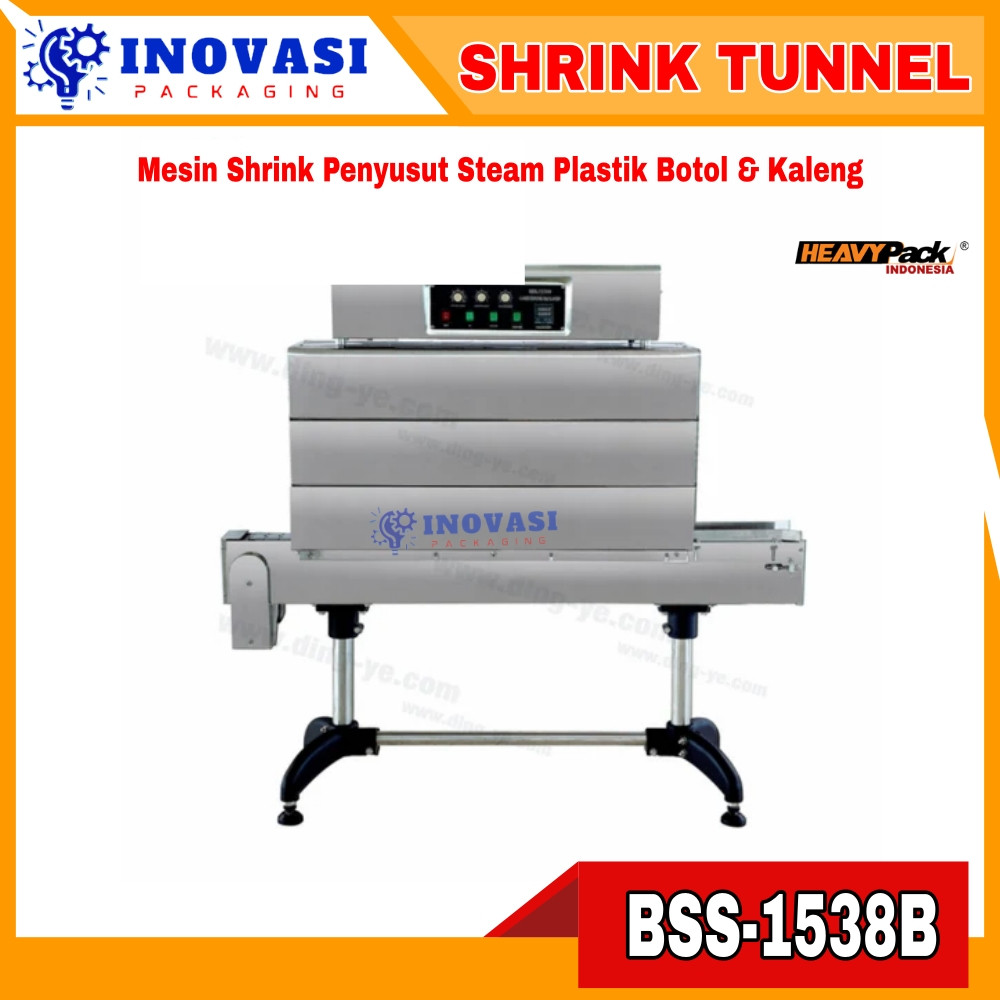 Mesin Shrink Penyusut  Steam Plastik Shrink Label Botol HEAVYPACK BSS-1538B