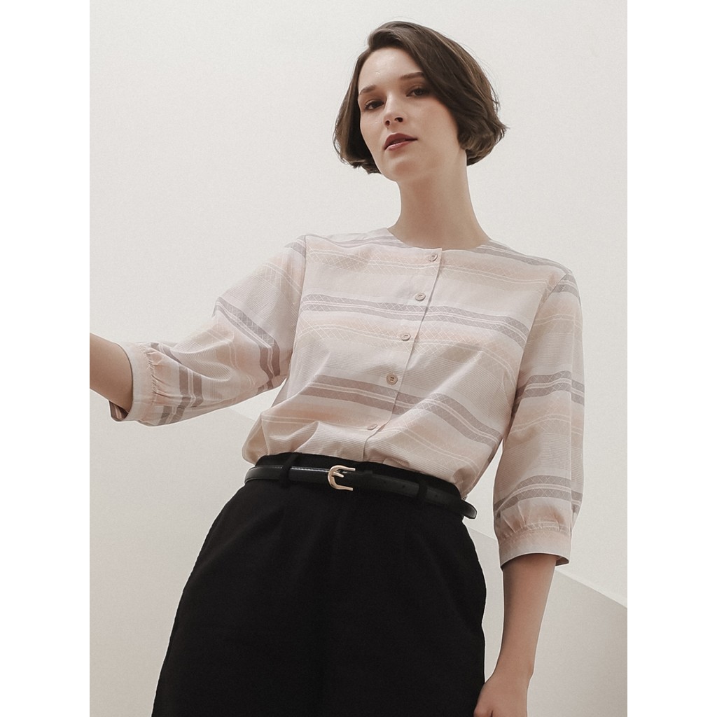 EXPAND Cielle Blouse | Kemeja Wanita - Atasan Lengan Panjang