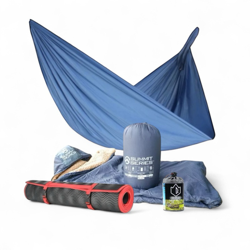 paket camping sleeping bag hiking / paket mendaki gunung / set perlengkapan pribadi camping     Berk