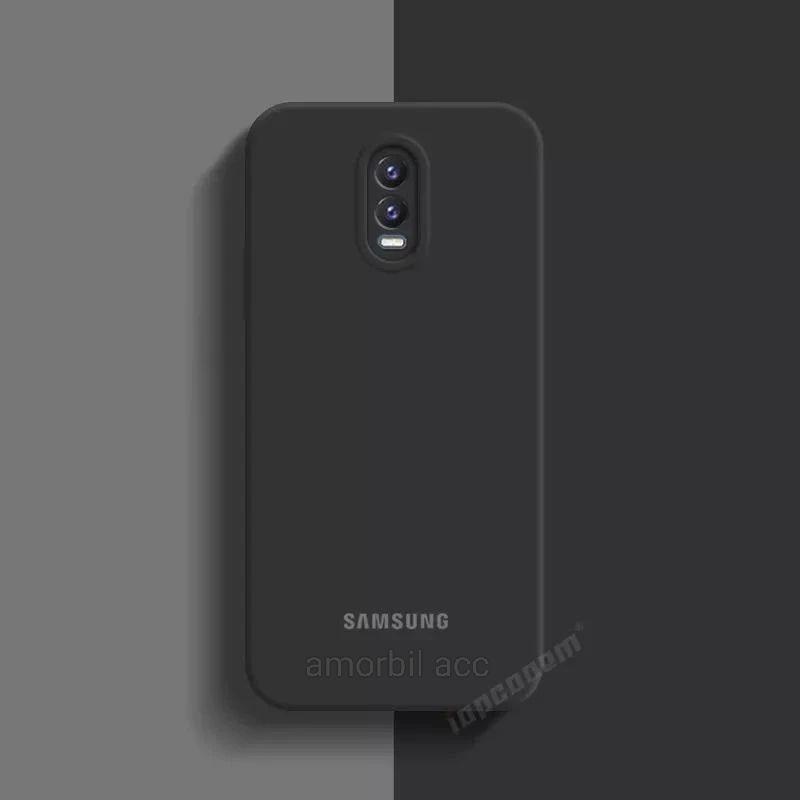 SOFT CASE PRO CAMERA SAMSUNG J7PLUS/ J7PRO CASE original full black Silicon COD
