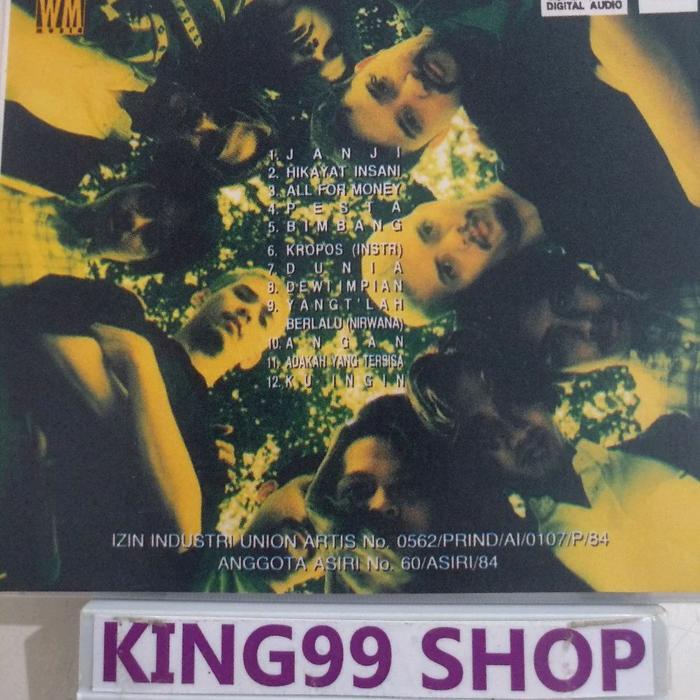CD GIGI - DUNIA. godbless bip gong 2000 kantata takwa plastik bayou kidnap katrina ahmad band dewa 1