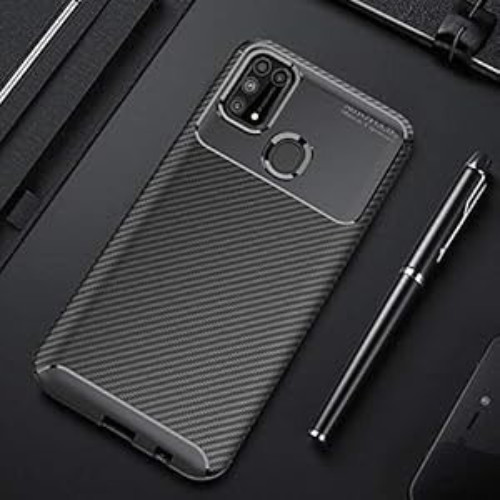 CASE SAMSUNG M30S / M21 / M21 2021 CARBON AUTOFOCUS SLIM ARMOR PROTECTION #WSD
