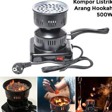 Kompor Listrik Mini 500W - Pemanas Arang Hookah, Bbq, Dan Camping Praktis
